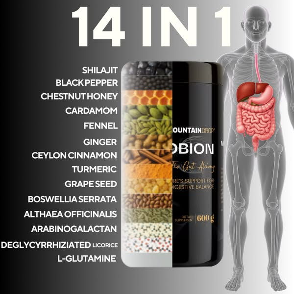 Mountaindrop Microbion - The #1 Worlds Shilajit Gut Formula