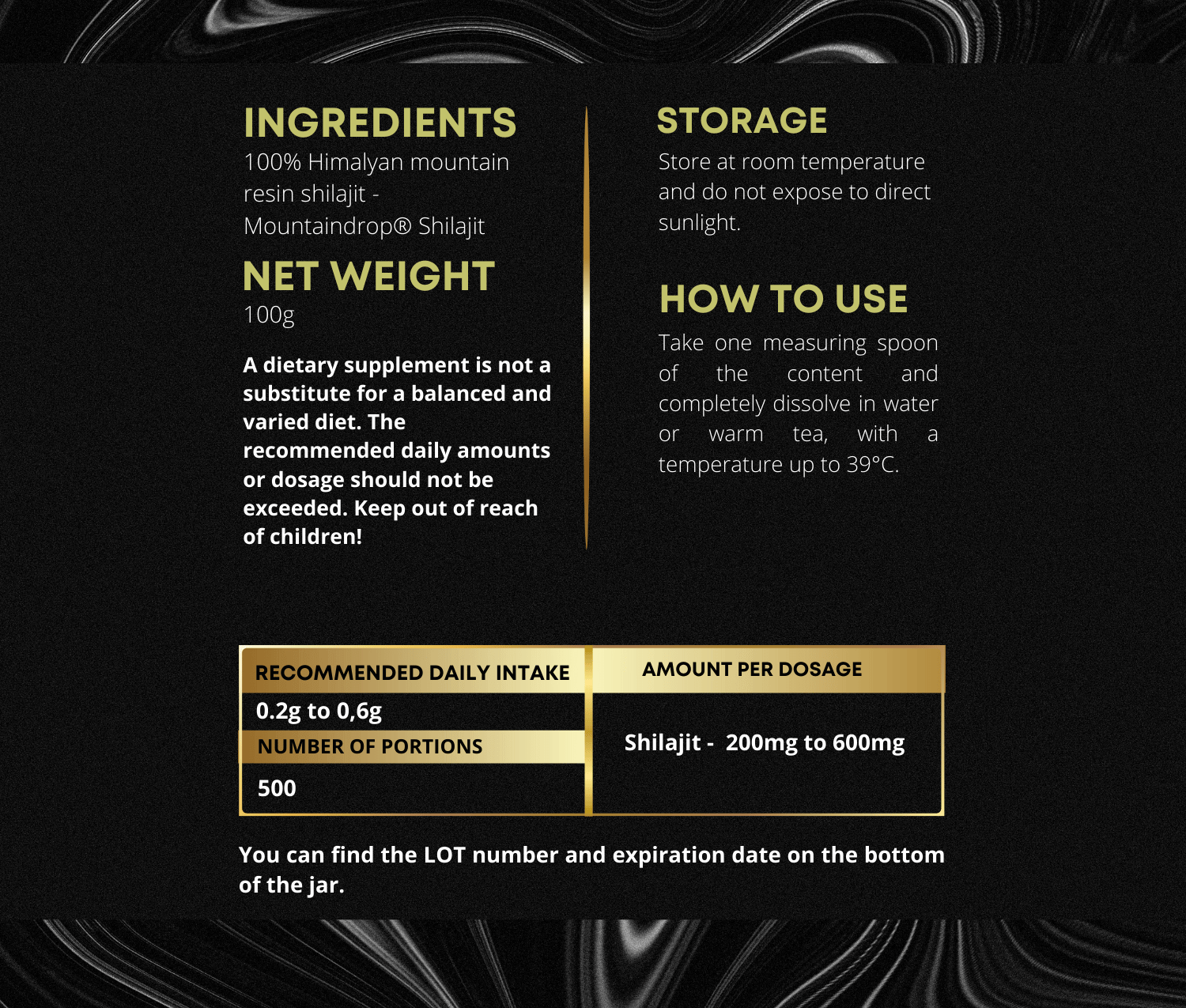 Mountaindrop® Original Shilajit Himalayas 100g image 9