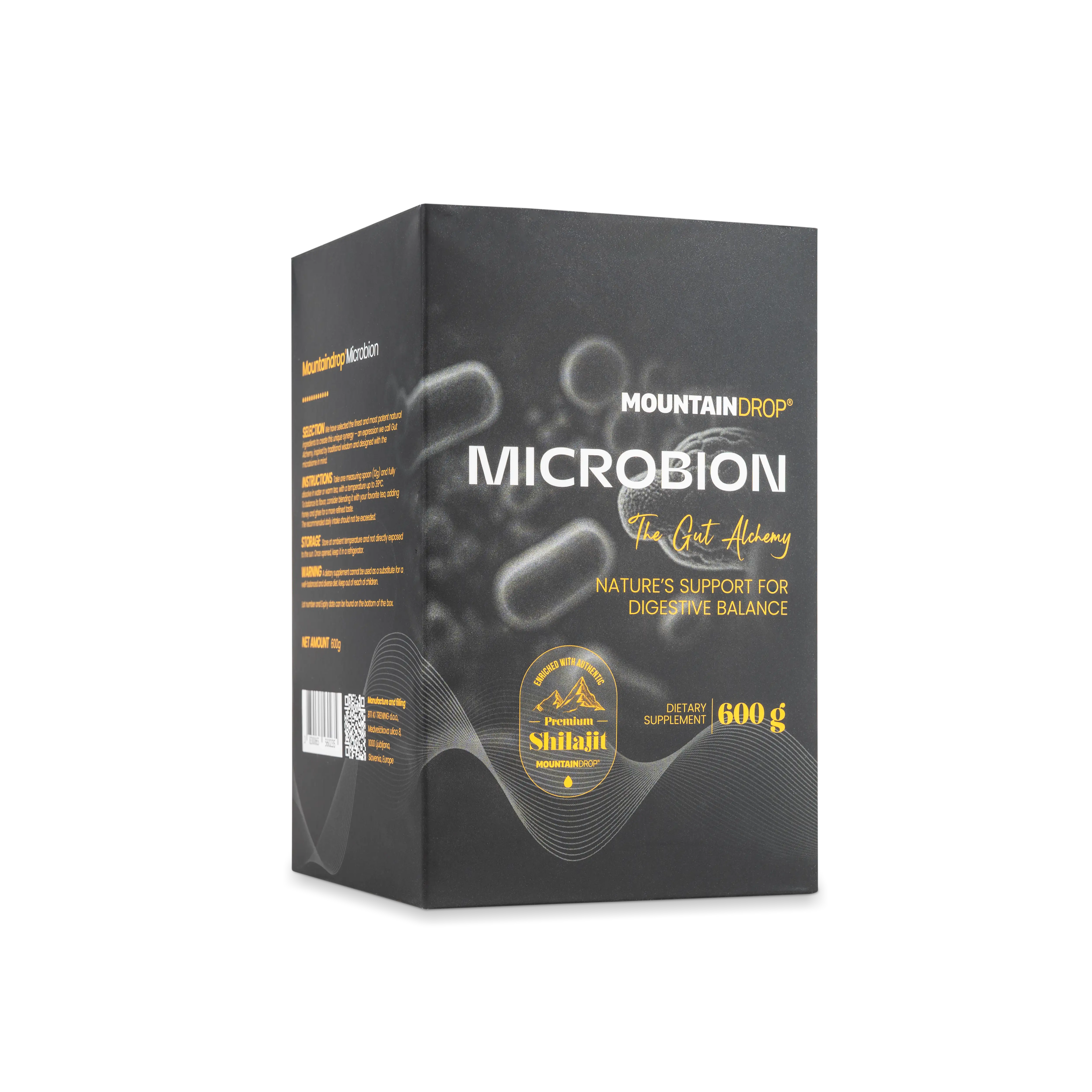Mountaindrop Microbion - The #1 Worlds Shilajit Gut Formula
