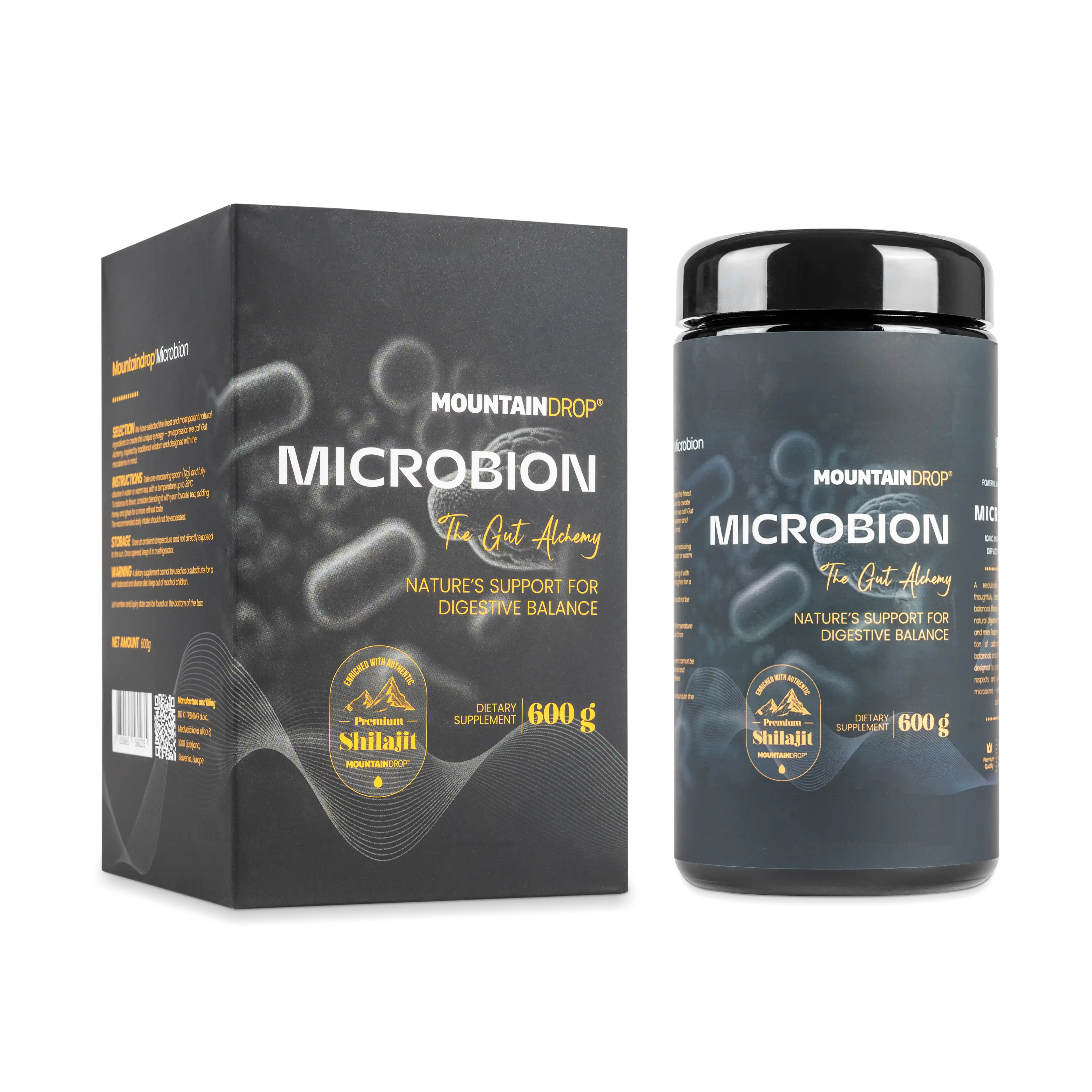 Mountaindrop Microbion - The #1 Worlds Shilajit Gut Formula